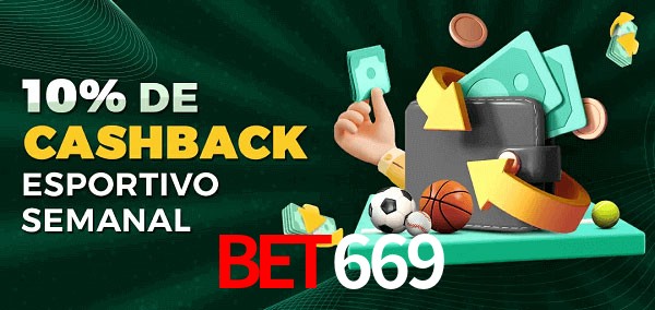 10% de bônus de cashback na Bet669